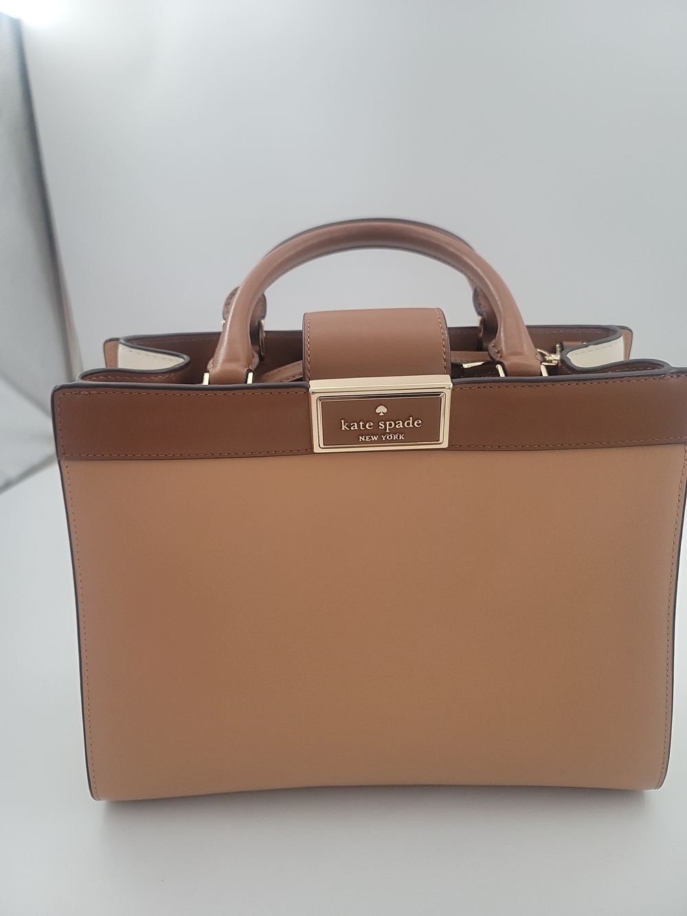 Kate Spade New York Reegan Satchel in Tiramisu Mousse Multi
